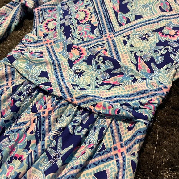 Lily Pulitzer Long Blue Dress ✨ - Picture 5 of 5
